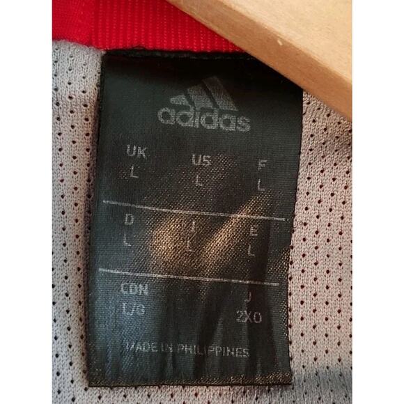 NBA Houston Rockets Adidas On Court Jacket Champion X 2 Red Side Snaps - Large - Picture 2 of 10